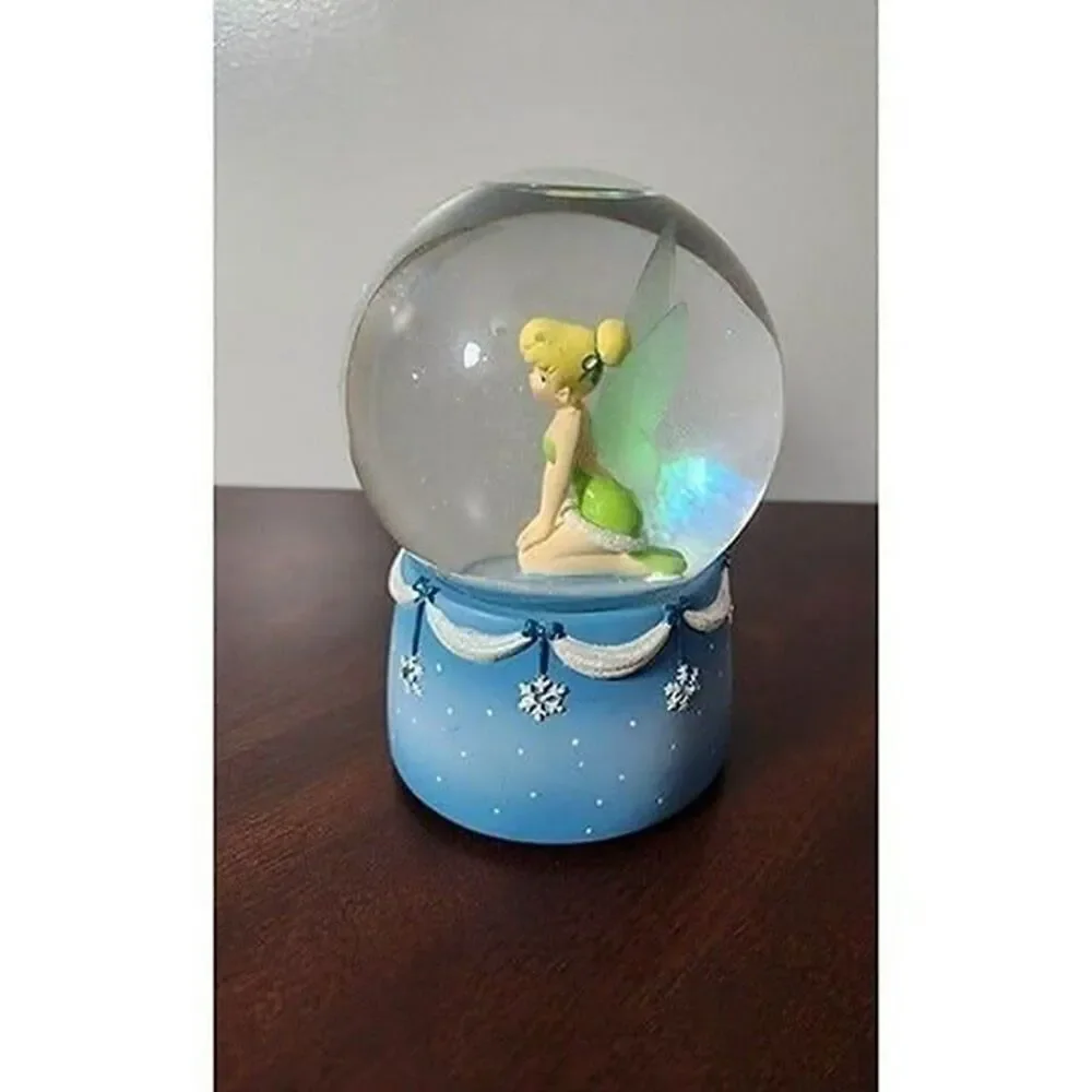 Disney Tinker Bell Musical Christmas Snow Globe